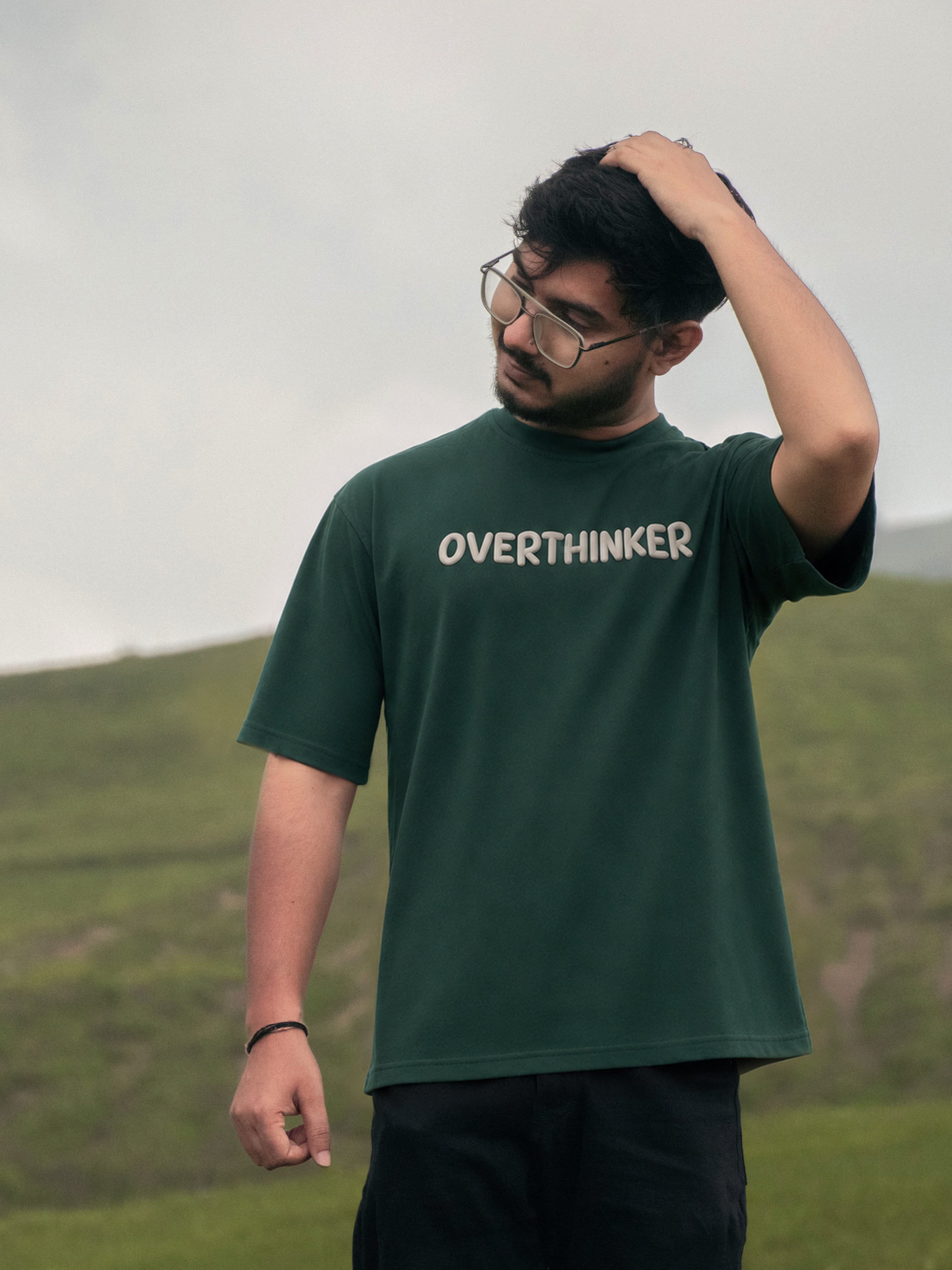 Overthinker Puff Tee