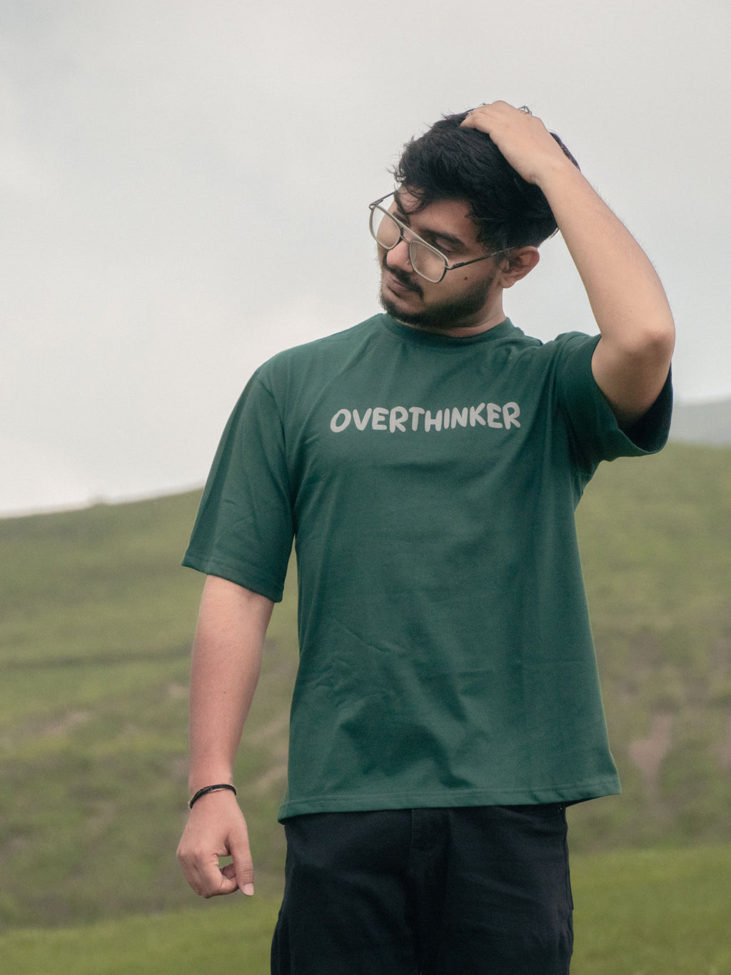 Overthinker Puff Tee