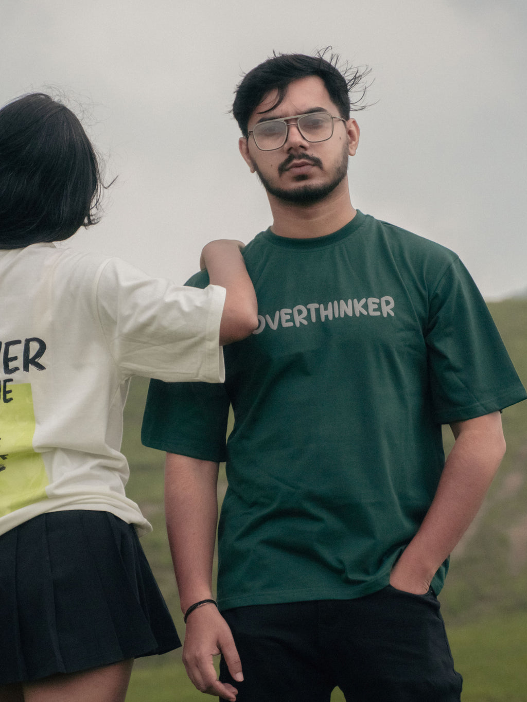 Overthinker Puff Tee