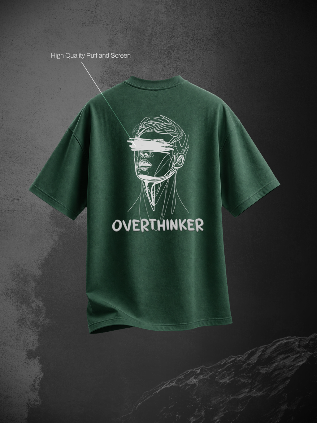 Overthinker Puff Tee